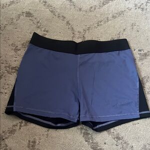 Victoria's Secret Black and Blue Athletic Shorts